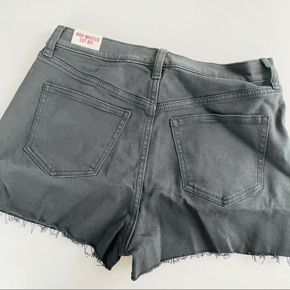 VS pink high waisted cut off shorts size 25 new - Picture 3 of 4